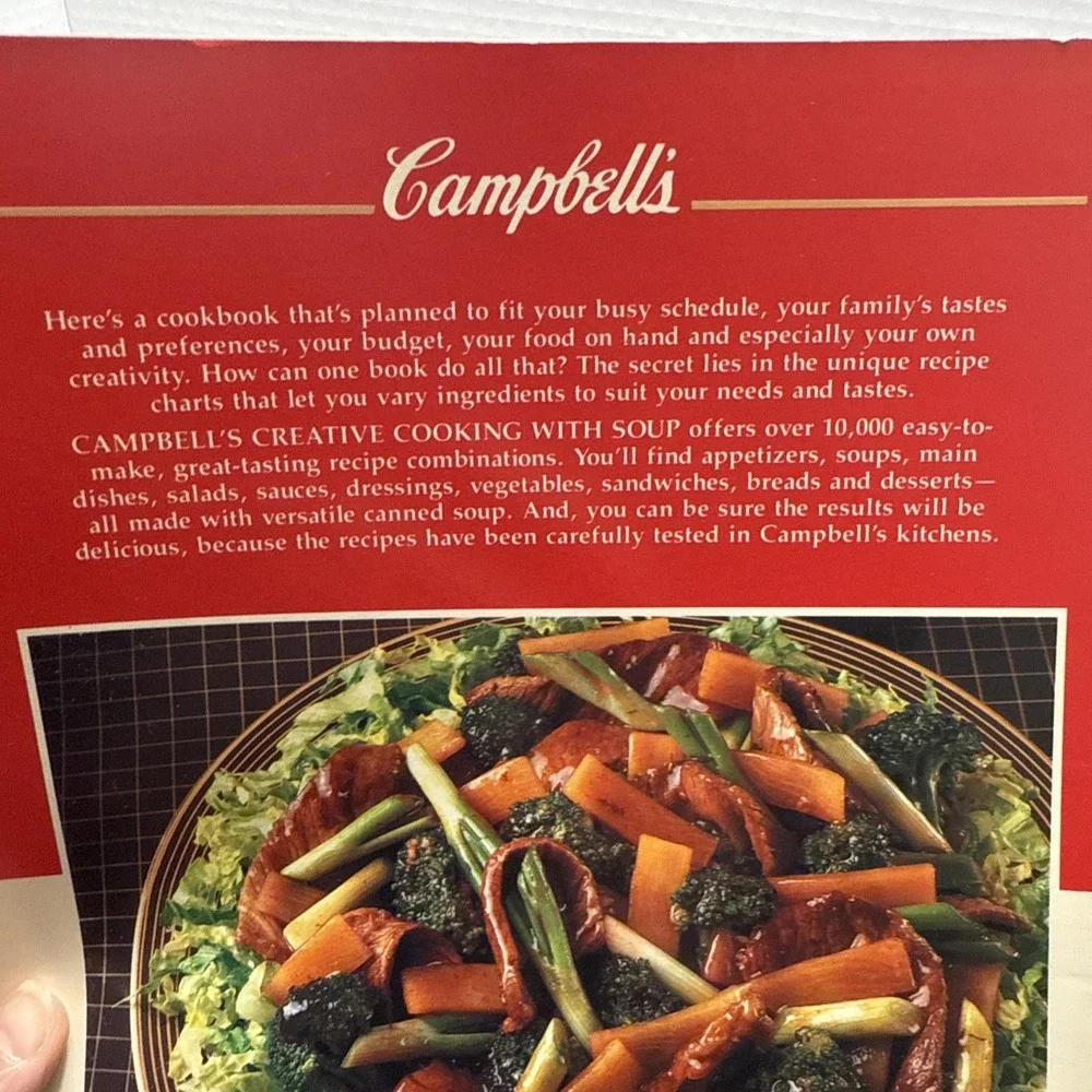 Campbell's Creative Cooking W/ Soup-Over 10,000 Delicious Mix & Match Recipes 88